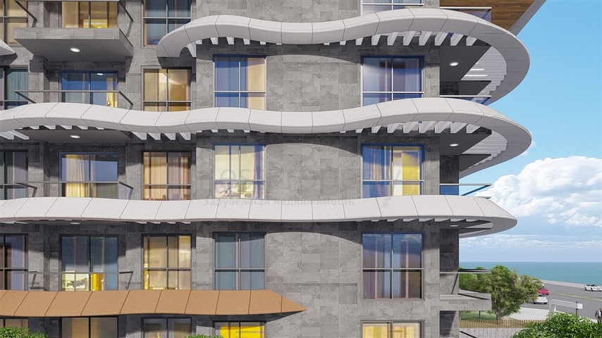 Wohnanlage am Meer in Kestel: Komfort, Natur und gut ausgebaute Infrastruktur in einem Schritt vom Meer entfernt