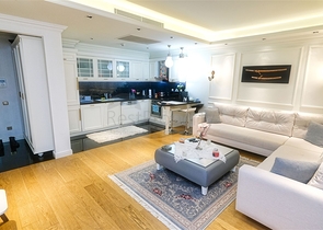 Wohnung 2+1 in einem Hotelplankomplex, 5 Minuten vom Meer entfernt