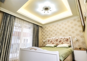 Wohnung 2+1 in einem Hotelplankomplex, 5 Minuten vom Meer entfernt