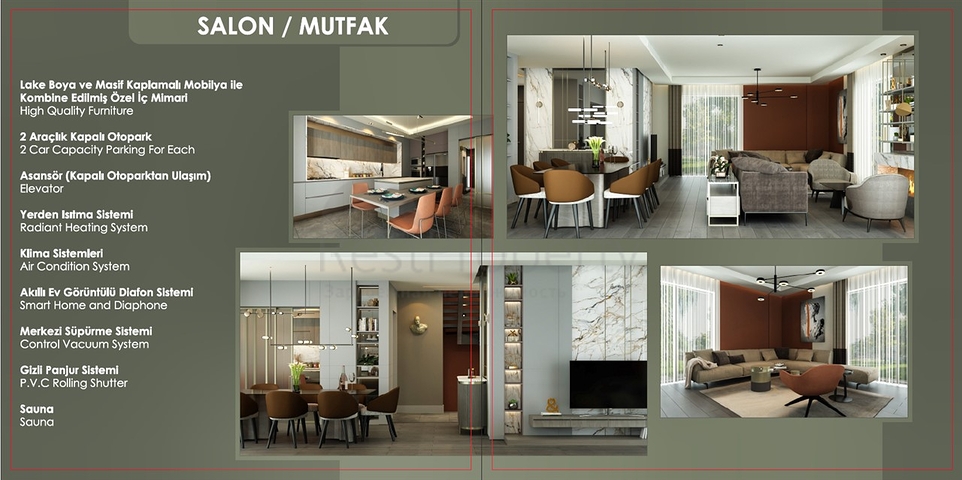 Neues Investitionsprojekt,Villen im Konyaaltyviertel