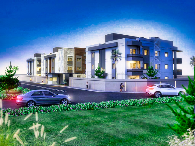 Neuer Komplex mit 3+1-Wohnungen im Stadtteil Doshemealta  