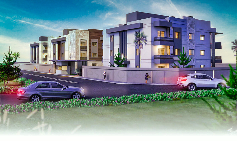 Neuer Komplex mit 3+1-Wohnungen im Stadtteil Doshemealta  