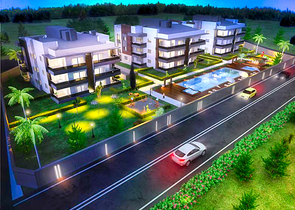 Neuer Komplex mit 3+1-Wohnungen im Stadtteil Doshemealta  