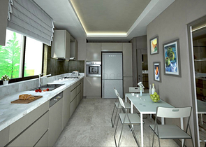 Neuer Komplex mit 3+1-Wohnungen im Stadtteil Doshemealta  