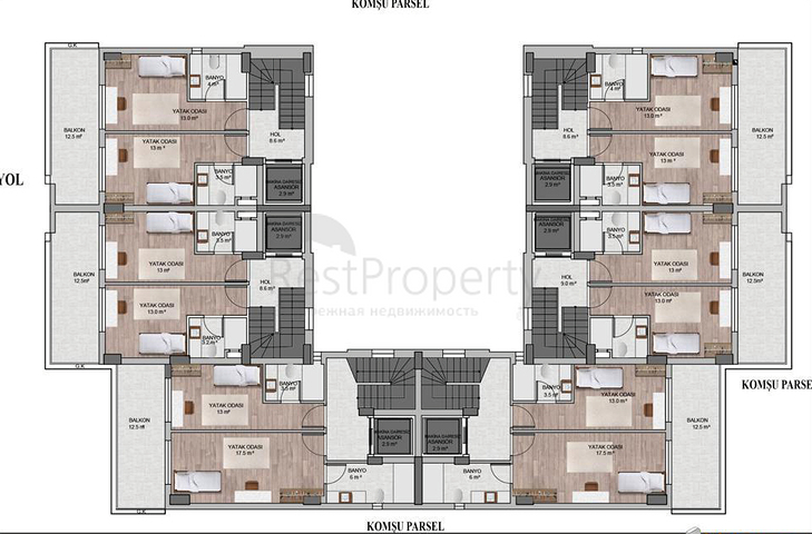 Investitionsprojekt , Villen im Stadtteil Mollayusuf - Konyaalti 