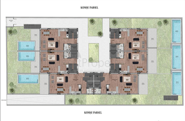 Investitionsprojekt , Villen im Stadtteil Mollayusuf - Konyaalti 