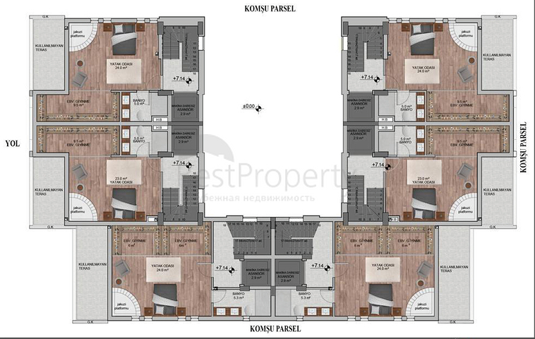Investitionsprojekt , Villen im Stadtteil Mollayusuf - Konyaalti 