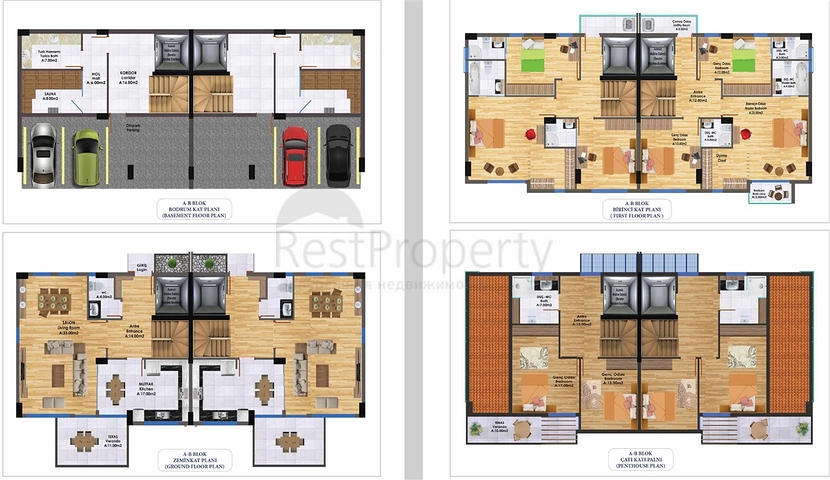 Ein einzigartiges Projekt von Villen in der Nachbarschaft von Mollayusuf - Antalya