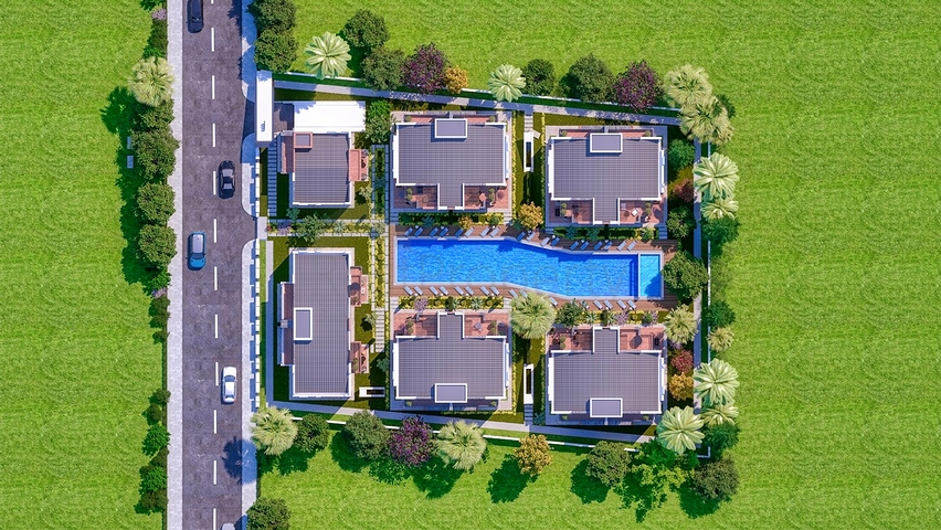 Ein einzigartiges Projekt von Villen in der Nachbarschaft von Mollayusuf - Antalya