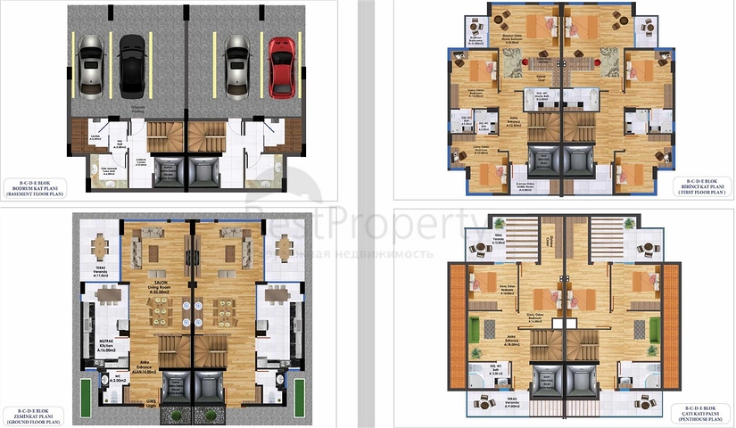 Ein einzigartiges Projekt von Villen in der Nachbarschaft von Mollayusuf - Antalya