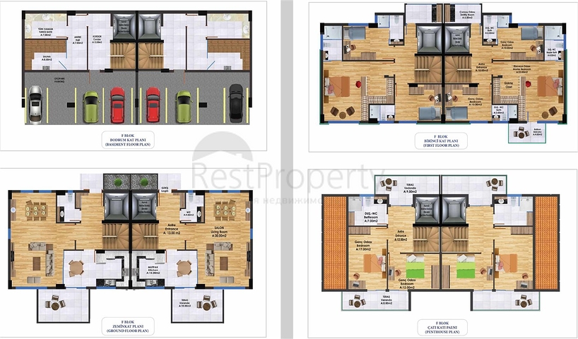 Ein einzigartiges Projekt von Villen in der Nachbarschaft von Mollayusuf - Antalya