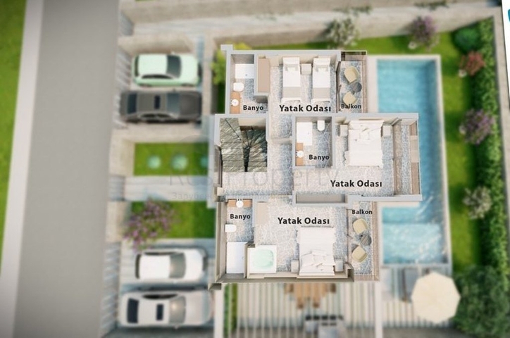 Villa 5+1 in Kalkan - Fethiye