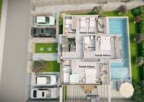 Villa 5+1 in Kalkan - Fethiye