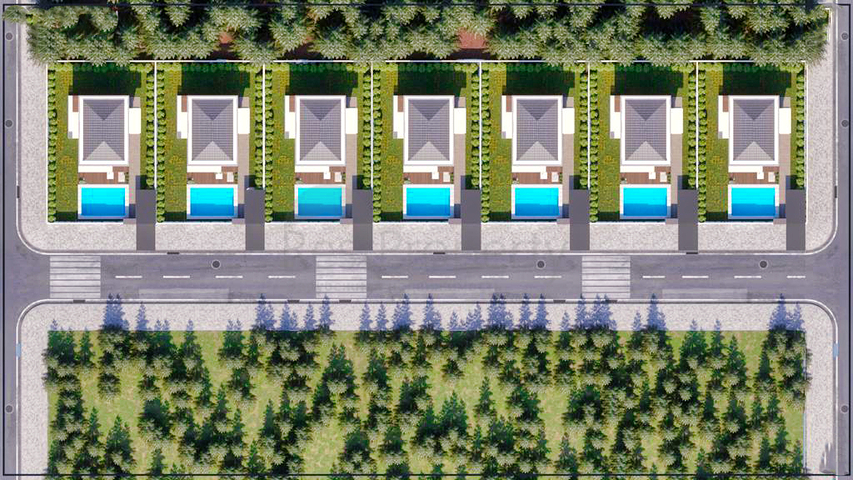 Villen in der Nachbarschaft von Chamyuva , Kemer - Antalya .