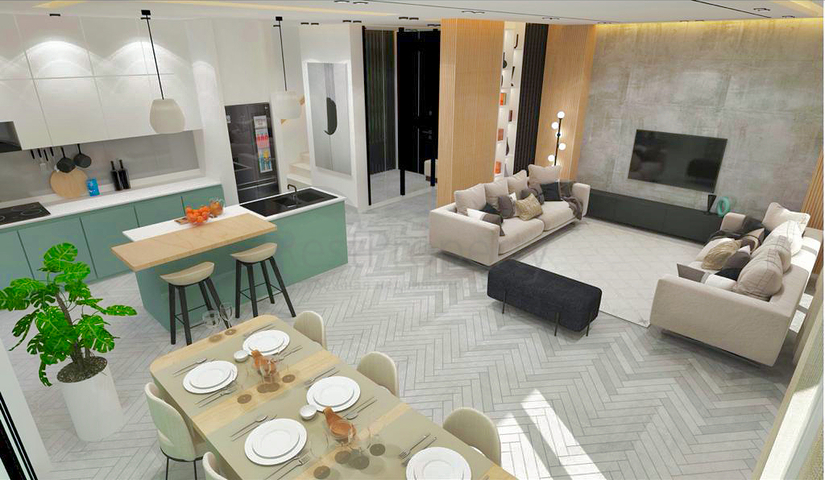 Villen in der Nachbarschaft von Chamyuva , Kemer - Antalya .