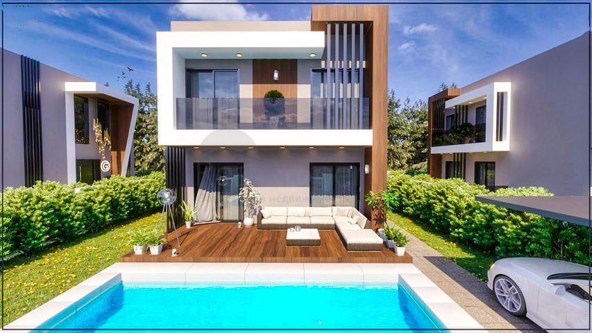 Villen in der Nachbarschaft von Chamyuva , Kemer - Antalya .