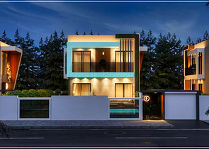 Villen in der Nachbarschaft von Chamyuva , Kemer - Antalya .