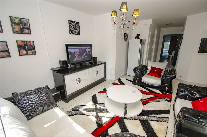 3+1-Wohnung mit Möbeln in einem Komplex in Konyaalti Antalya Persimmon