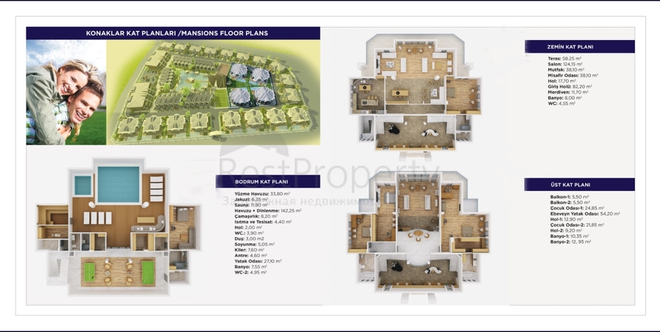 Luxus-Villen-Komplex in Antalya Doshemealty