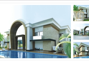 Luxus-Villen-Komplex in Antalya Doshemealty