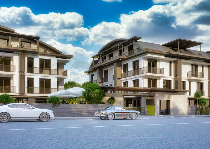 Wohnungen 1+1,2+1 in der gemütlichen Anlage des Bezirks Lara - Antalya