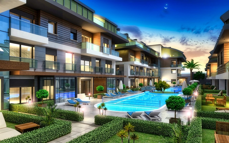 Neue Wohnanlage mit reicher Infrastruktur im Bezirk Lara