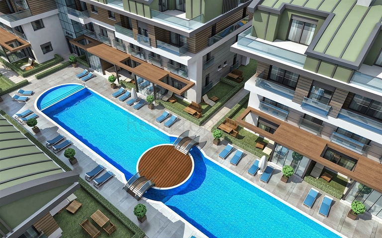 Neue Wohnanlage mit reicher Infrastruktur im Bezirk Lara