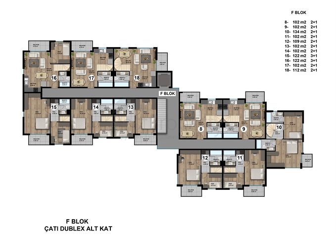 Neue Wohnanlage mit reicher Infrastruktur im Bezirk Lara