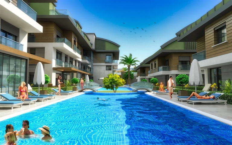 Neue Wohnanlage mit reicher Infrastruktur im Bezirk Lara