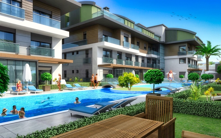 Neue Wohnanlage mit reicher Infrastruktur im Bezirk Lara