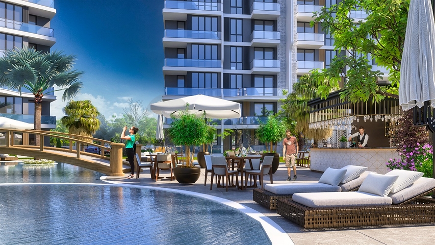 Investitionsprojekt im Wohnbezirk Altyntasch - Antalya 