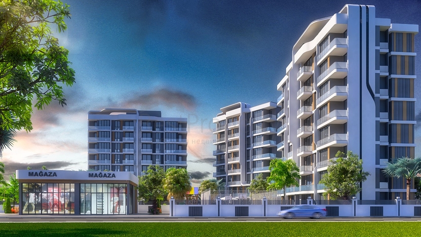 Investitionsprojekt im Wohnbezirk Altyntasch - Antalya 