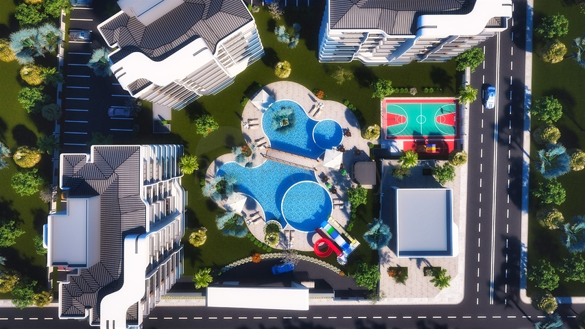 Investitionsprojekt im Wohnbezirk Altyntasch - Antalya 