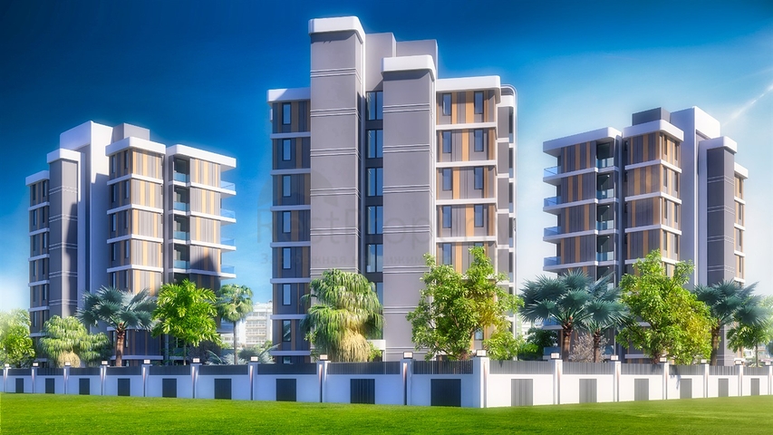 Investitionsprojekt im Wohnbezirk Altyntasch - Antalya 