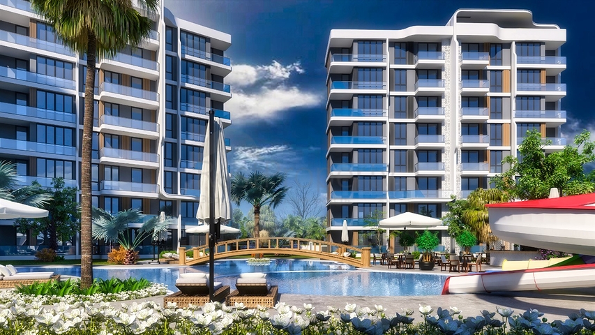 Investitionsprojekt im Wohnbezirk Altyntasch - Antalya 