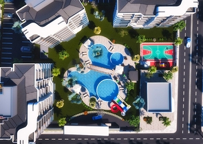 Investitionsprojekt im Wohnbezirk Altyntasch - Antalya 