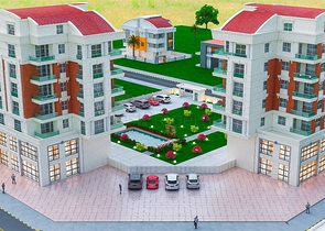 Investitionsprojekt im Wohnbezirk Altyntasch - Antalya 