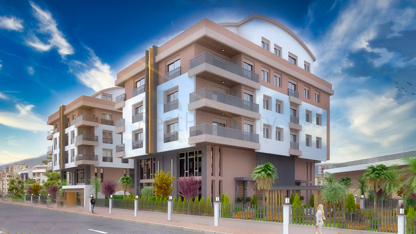 3+1-Apartments im Stadtteil Kepez - Antalya 