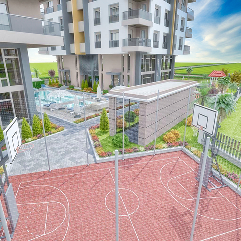 3+1-Apartments im Stadtteil Kepez - Antalya 