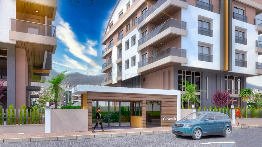 3+1-Apartments im Stadtteil Kepez - Antalya 