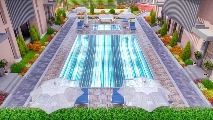 3+1-Apartments im Stadtteil Kepez - Antalya 