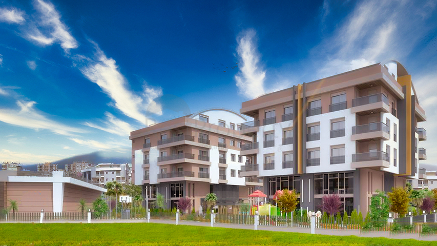 3+1-Apartments im Stadtteil Kepez - Antalya 