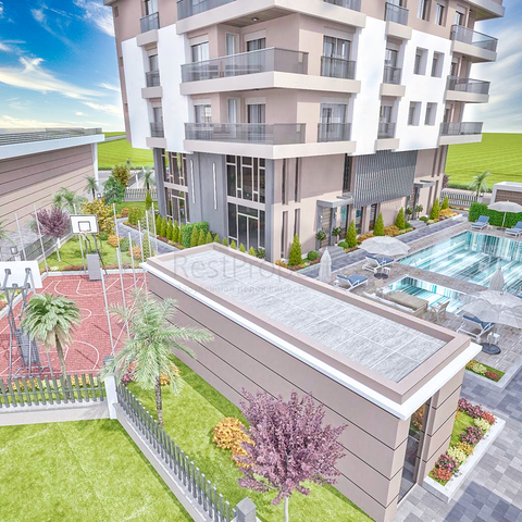 3+1-Apartments im Stadtteil Kepez - Antalya 