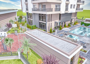 3+1-Apartments im Stadtteil Kepez - Antalya 