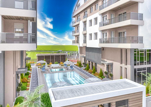 3+1-Apartments im Stadtteil Kepez - Antalya 