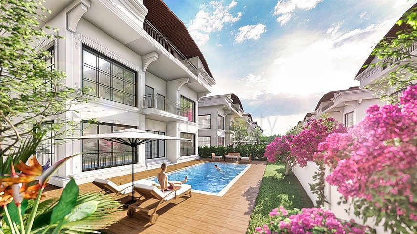 Villa mit 6+1 Grundrissen in Belek - Antalya 