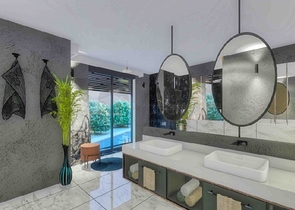 Villen im 5+1-Komplex in Lara - Antalya 