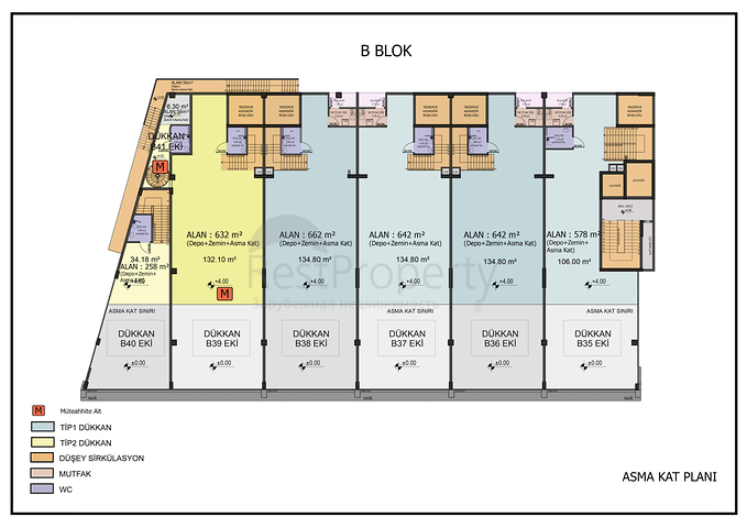Bürofläche im Zentrum von Antalya  Bürofläche im Zentrum von Antalya