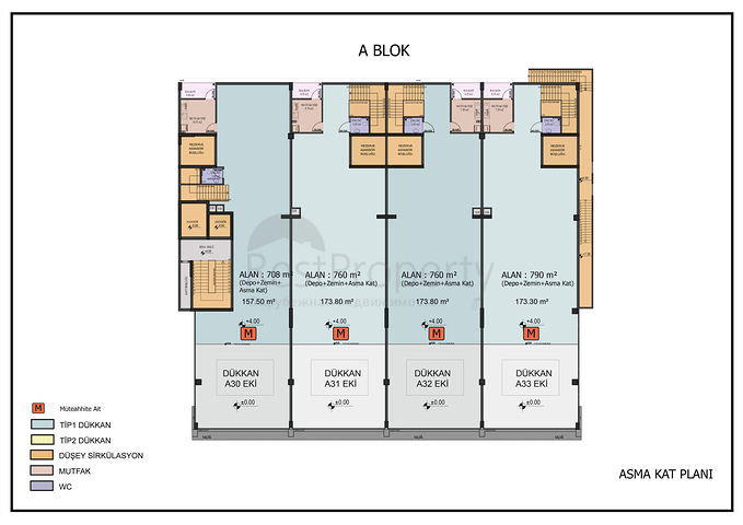 Bürofläche im Zentrum von Antalya  Bürofläche im Zentrum von Antalya