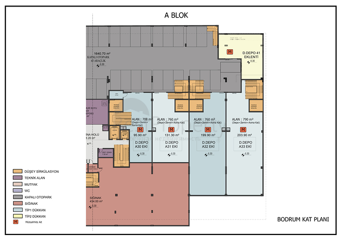 Bürofläche im Zentrum von Antalya  Bürofläche im Zentrum von Antalya